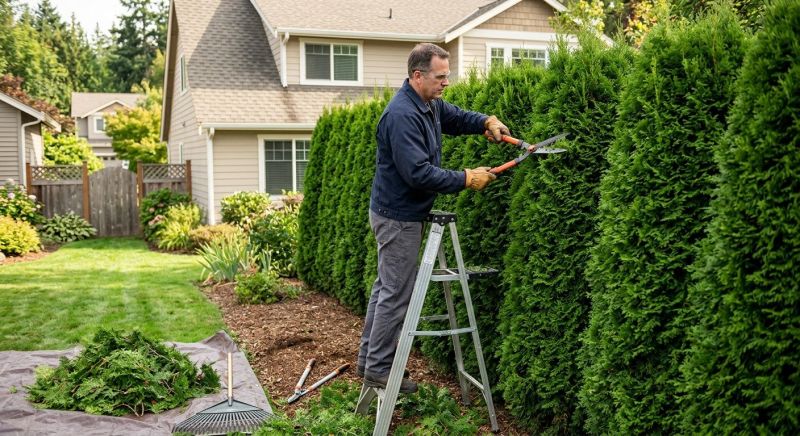 Arborvitae Pruning in Aiken, SC