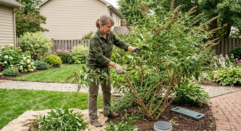 Butterfly Bush Pruning in Honolulu, HI