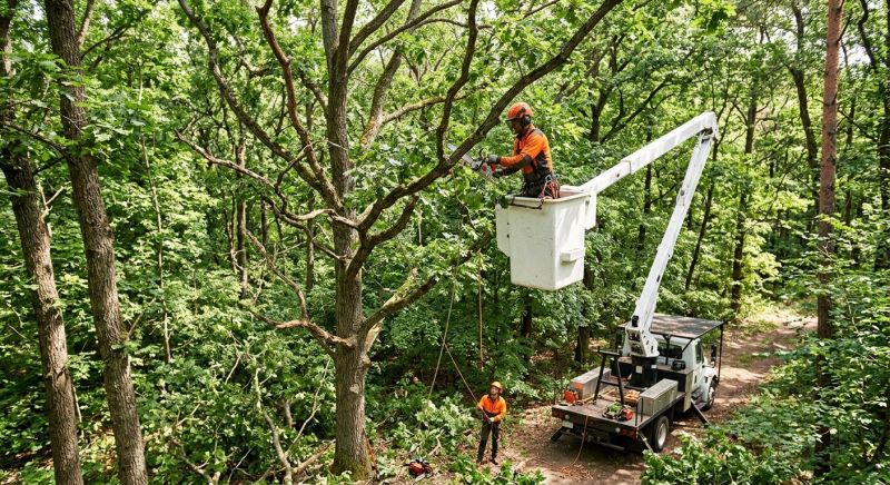 Tree Canopy Thinning in Pottstown, PA